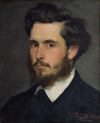 Claude Monet (1840-1926) portréja, 1867